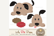Puppy Dog Digital Papers, a Pattern Graphic by JennyL Designs (Thumbnail 2 of 5)