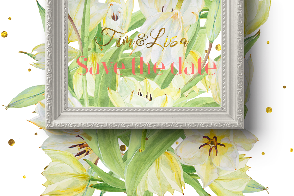 0102 Pantone's2017&WeddingSpecial, an Illustration by watercolorwild.graphics (Photo 6 of 9)