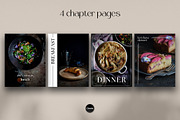 Dark Moody Canva Cookbook Template, a Magazine Template by Made by Melody (Thumbnail 4 of 10)