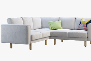 Ikea Sofas Set 25 Items 3d Model