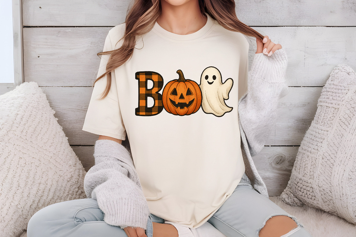 Halloween Boo PNG Cute Ghost PNG, a Graphic by Libby Wishes (Photo 6 of 6)