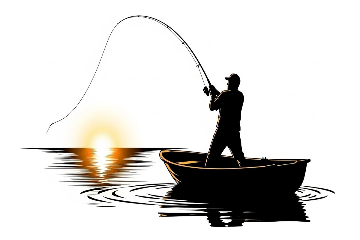 50 Fishing Boat Silhouette Vector, an Illustration by Gaye Art (Photo 18 of 20)