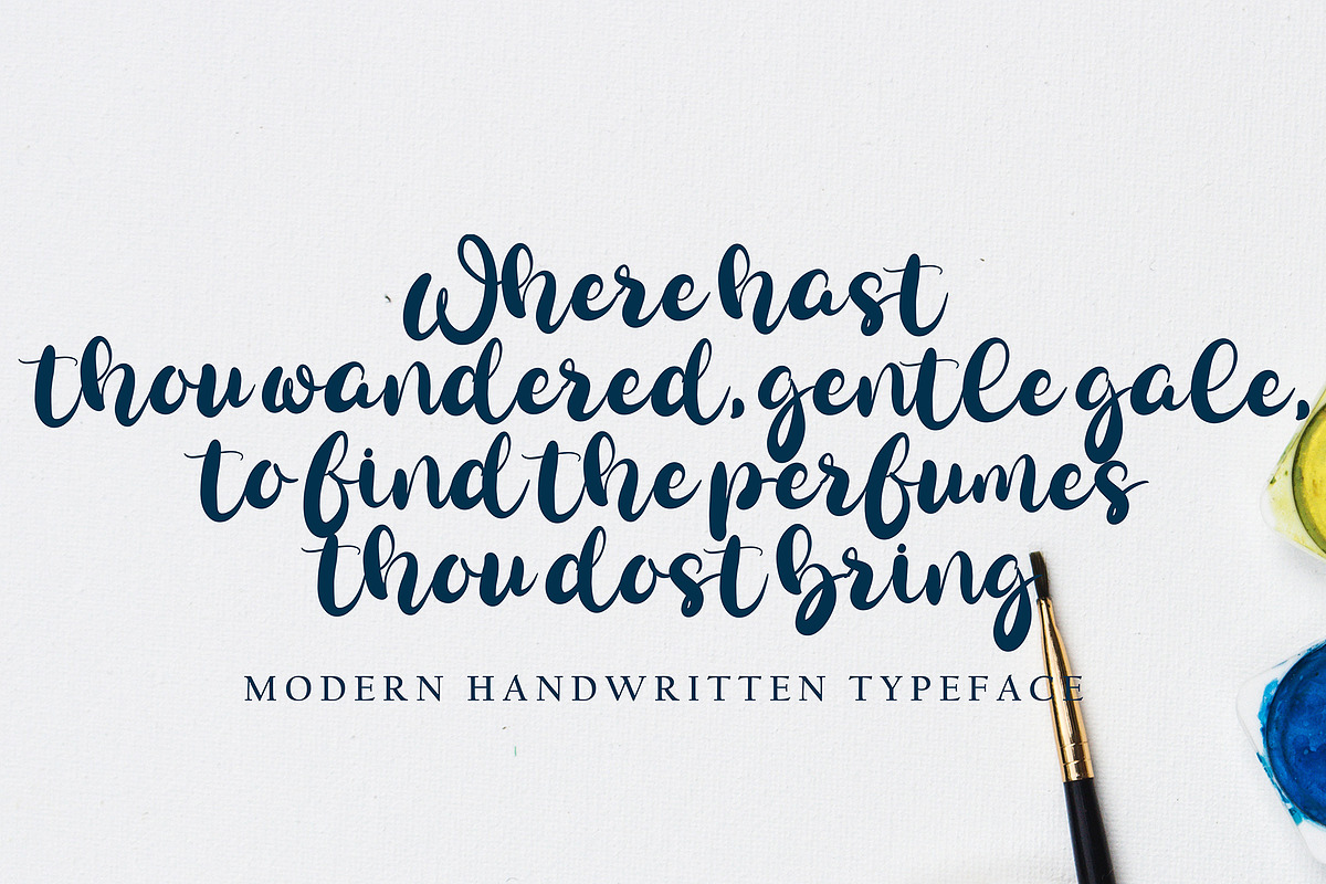 Lam Fast, a Handwritten Font by pineungtype (Photo 4 of 11)