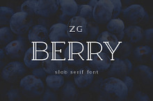 Berry Slab Serif Font