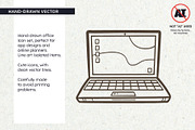 Office Icon Set, an Outline Icon by insemar (Thumbnail 2 of 4)