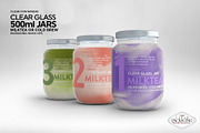 Clear Glass Jar Packaging Mockup, an Advertising Mockup by INCDesign (Thumbnail 8 of 12)