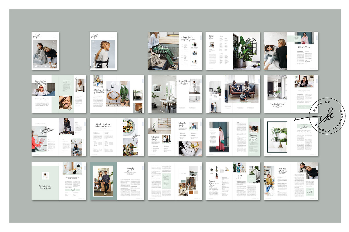 FIFTH Magazine Template, a Magazine Template by Studio Standard (Photo 12 of 12)