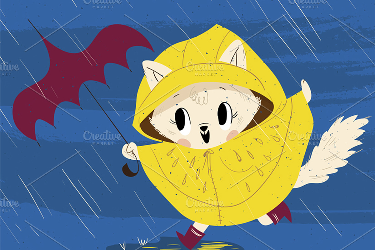 Cute vector illustration, an Illustration by Helga Lukas