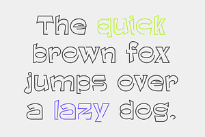 Fujian - Decorative Display Typeface