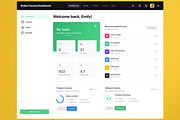 Online Courses Dashboard Web App, an UI Kit Template by nagaredesignstudio (Thumbnail 2 of 5)