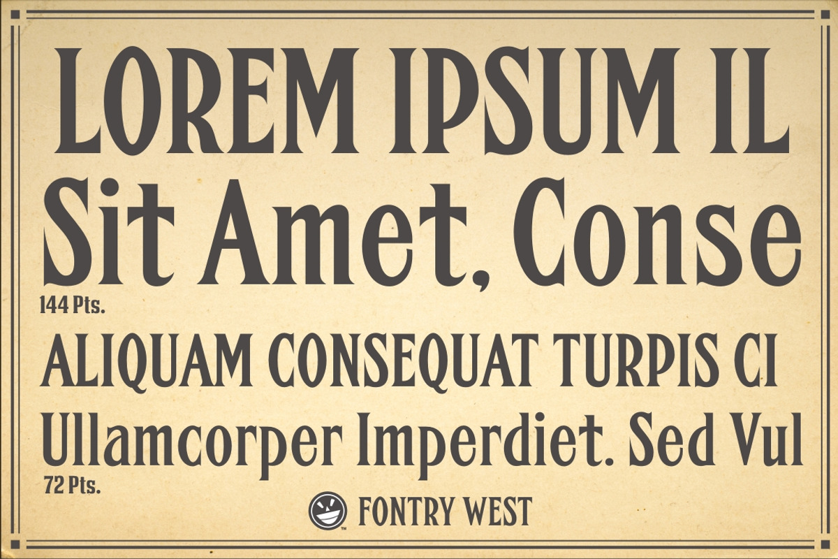 FHA Condensed French: A Vintage Font preview 7
