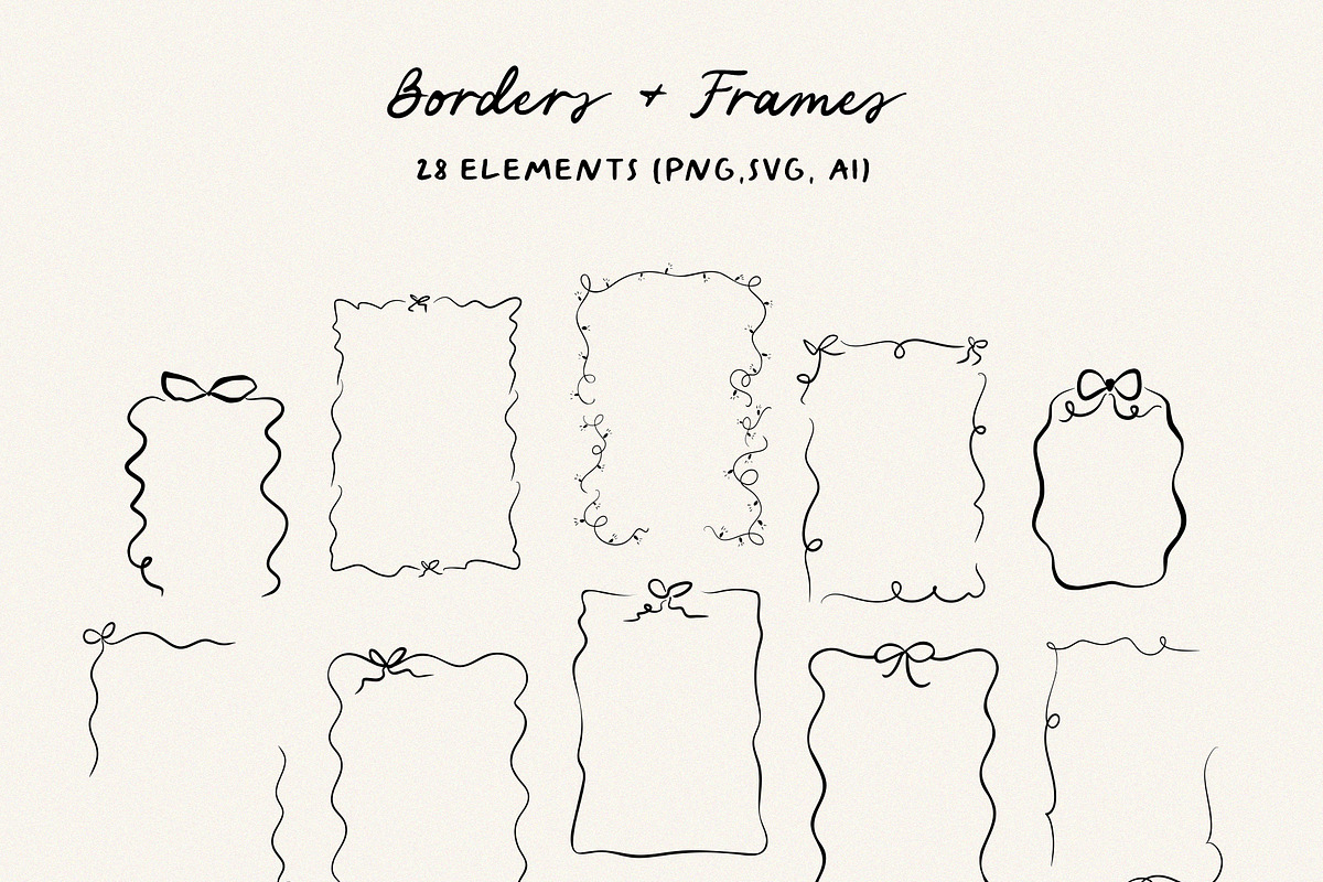 Hand Drawn Whimsical Christmas | SVG, a Seasonal Illustration by Calamar Studio (Photo 20 of 25)