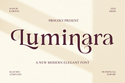 Luminara Modern Elegant Font, a Serif Font by Rasio Studio (Thumbnail 1 of 8)