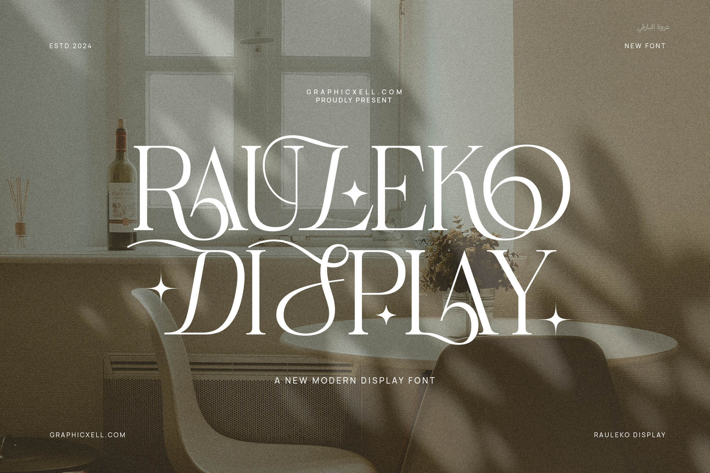 Rauleko Serif Font By Graphicxell