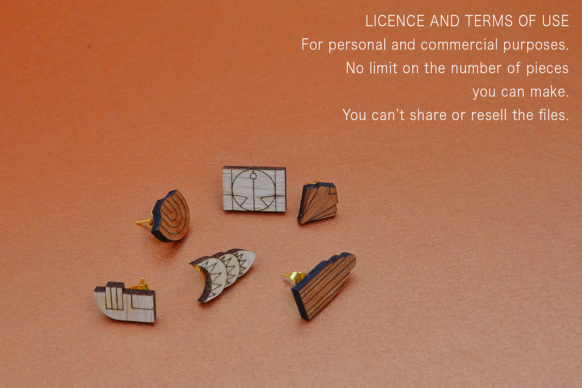Art Deco Earrings File for Laser Cut, an Object Graphic by MaramadeLaser (Photo 5 of 5)