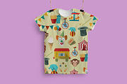 Circus Seamless Pattern, a Pattern Graphic by Digital Studio (Thumbnail 6 of 7)