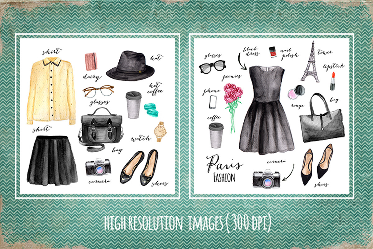 Paris style (fashion illustrations), an Illustration by SoNice (Photo 2 of 4)