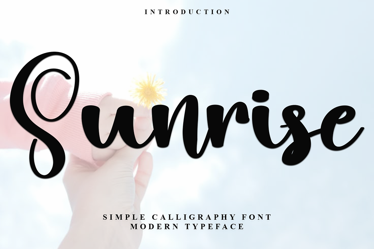 Sunrise, a Handwritten Font by InermediaSTUDIO (Photo 1 of 6)