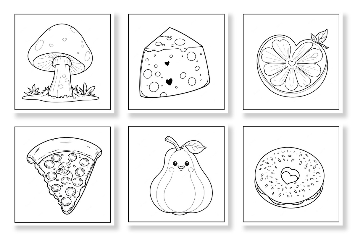 Food Pun Coloring Book, a Photo by Wow Magic (Photo 2 of 3)