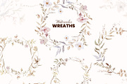 Neutral Botany Watercolor Clipart, a Decorative Illustration by Yuliia Lashevska (Thumbnail 5 of 11)