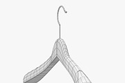 Wooden Clothes Hanger, an Object 3D Model by 3D_PikNik (Thumbnail 11 of 19)