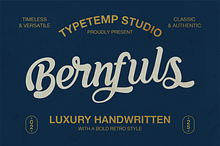 Bernfuls Script Font