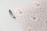 Tiny Dancer Cute Seamless Pattern, a Pattern Graphic by MouseGrey (Thumbnail 3 of 11)