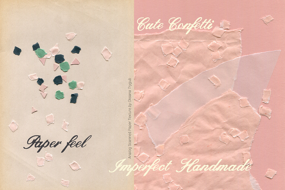 Scanned Confetti Paper Textures Pack, a Texture Graphic by Oksana Trygub (Photo 11 of 17)