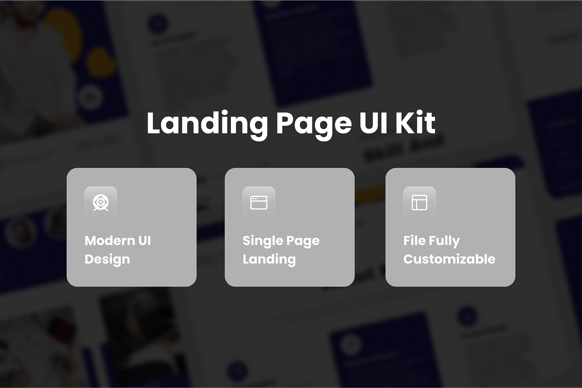 Personal Portfolio Landing Page, a Landing Page Template by SquidPixey (Photo 3 of 5)