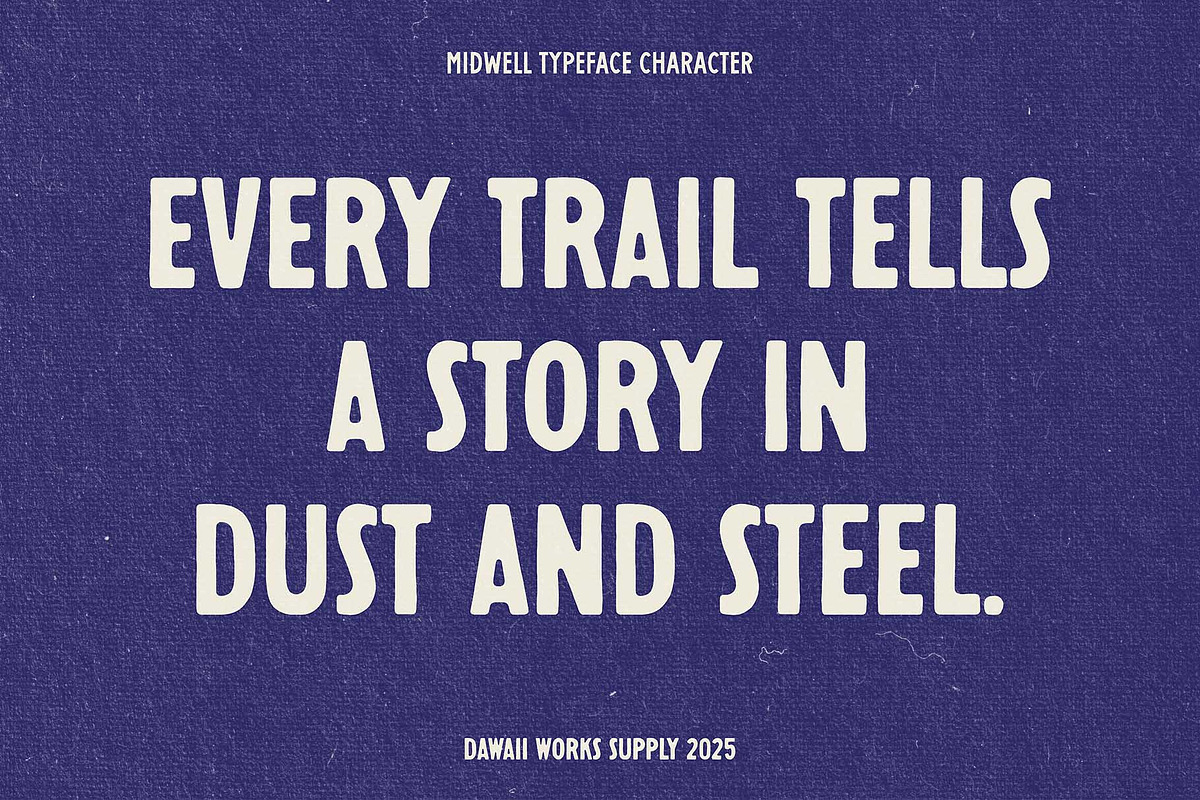 Midwell Typeface, a Sans Serif Font by Dawaii Goods (Photo 3 of 8)