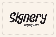Signery – Display Font, a Sans Serif Font by Pinisi ART (Thumbnail 1 of 10)
