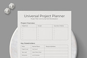 Universal Project Planner, a Stationery Template by MightyDesign (Thumbnail 2 of 8)