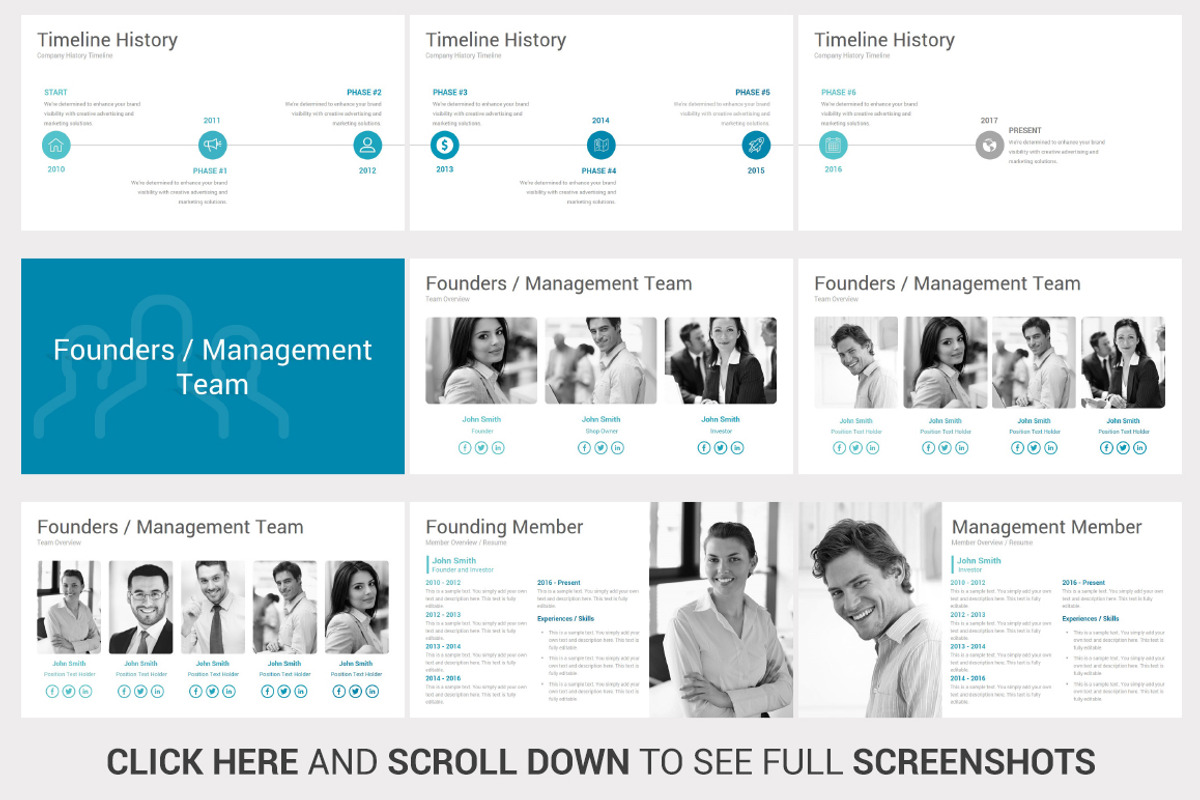 Business Plan PowerPoint Template, a Presentation Template by SlideSalad (Photo 12 of 50)