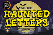 Haunted Letters is a Halloween font, a Handwritten Font by Brown Cupple (Thumbnail 1 of 11)