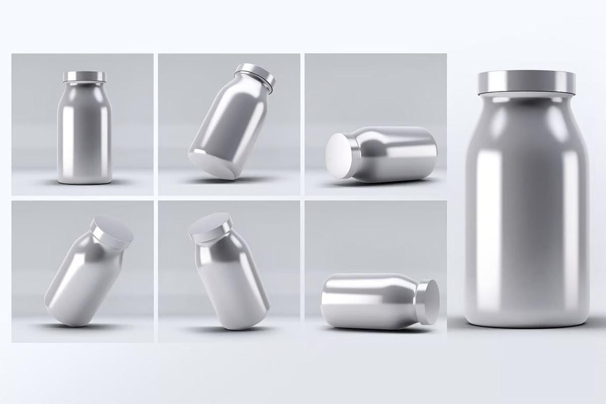 Metal Cosmetic Bottle Mock-Up, a Product Mockup by Hubzway (Photo 8 of 8)
