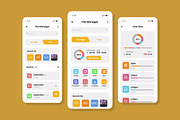 FileGrid - File Manager Mobile App, an App Template by trabaskriya (Thumbnail 4 of 6)