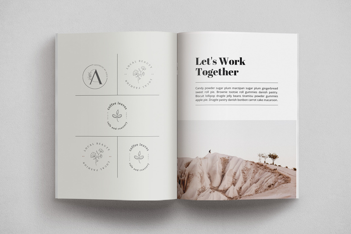 Orianna CANVA Media Kit, a Magazine Template by Gillian Sarah (Photo 6 of 10)