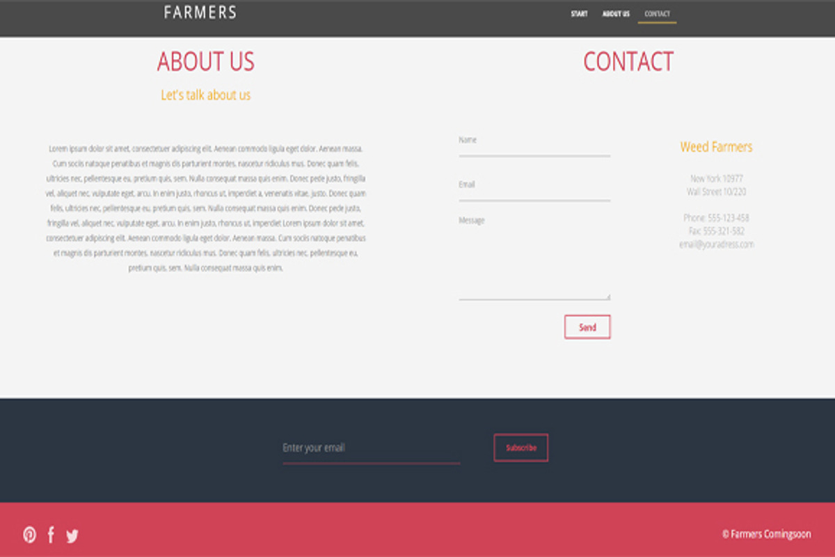 Farmers - Coming Soon Template HTML, a Websites & App Template by earthquake (Photo 4 of 4)