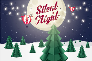 Silent Night Vector