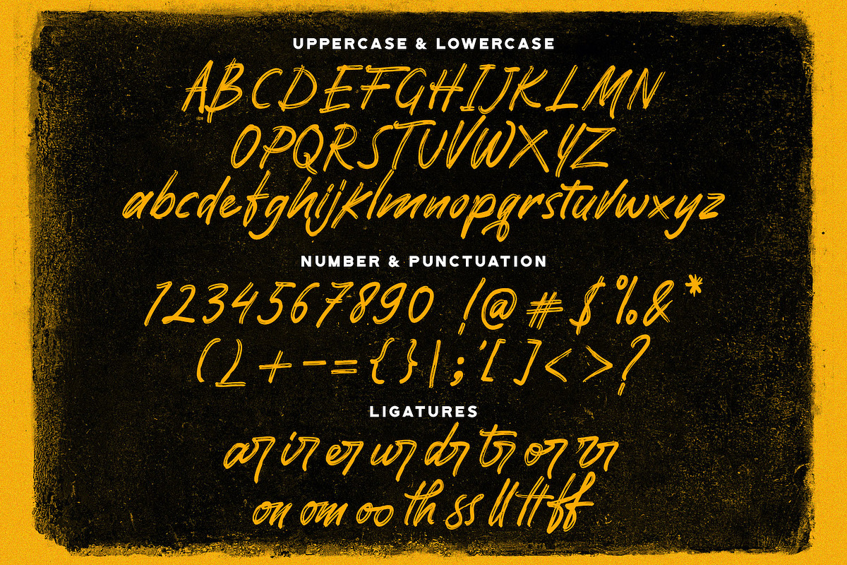 Pomthinq - Brush Script Font, a Script Font by StringLabs (Photo 11 of 12)