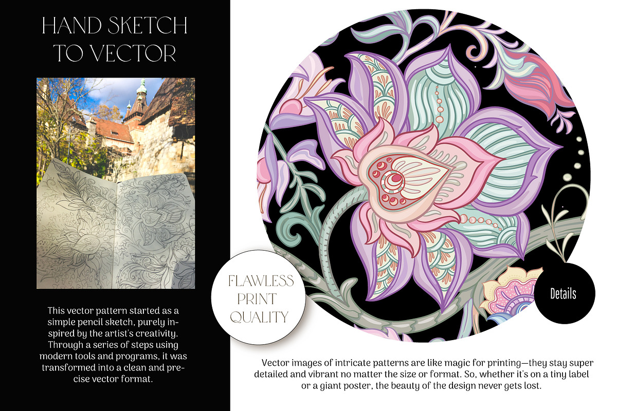 Romantic Element 6 Seamless Patterns, a Pattern Graphic by Elen-Lane (Photo 6 of 6)