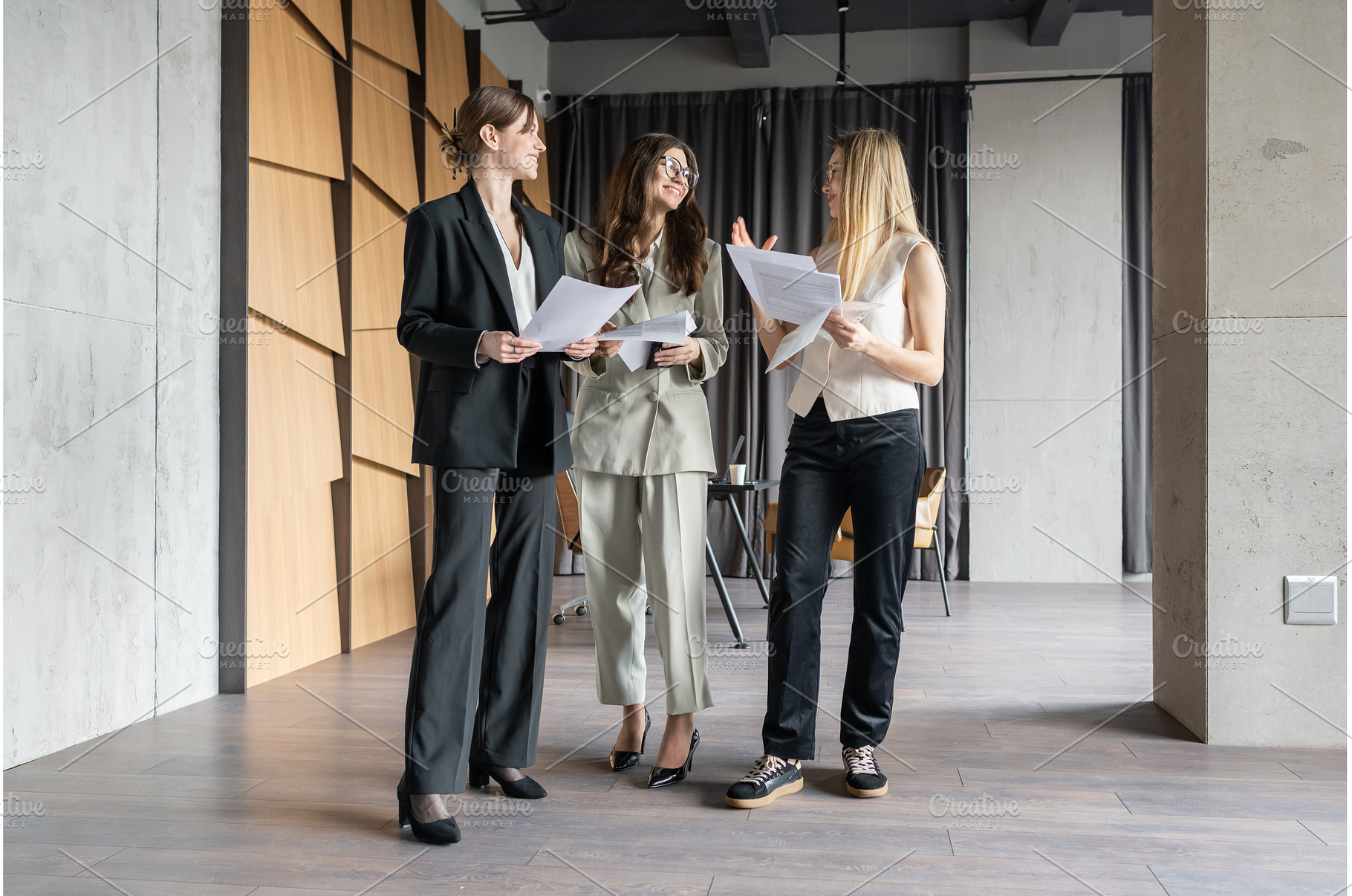 Businesswomen having a casual, a Business Photo by undrey