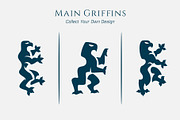 Heraldry Griffin Logo Collection, a Branding & Logo Template by Metrolinevision (Thumbnail 3 of 7)