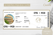 Editable Boarding Pass Template, a Card Template by YasdeyDesigns (Thumbnail 6 of 8)