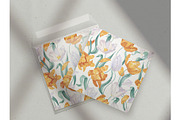 Light Yellow-White Tulips Pattern, a Pattern Graphic by MarynaPetrovska (Thumbnail 5 of 10)