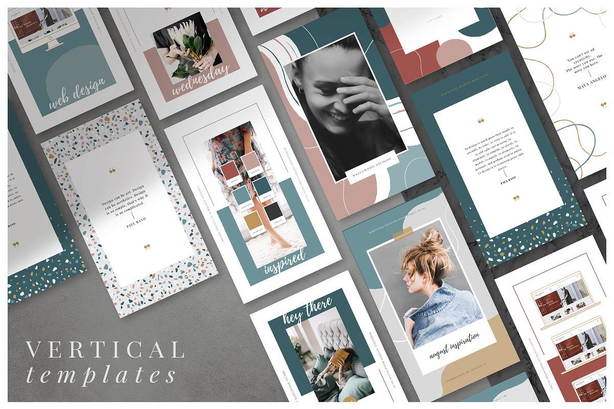 HAZELWOOD | Social | Canva & PPT, a Social Media Template by Marigold Studios (Photo 5 of 9)