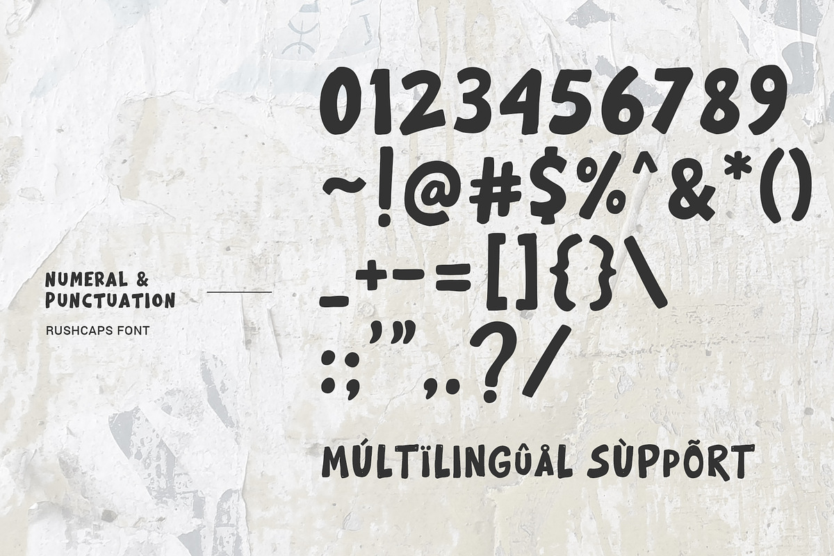 Rushcaps – Bold All Caps Marker Font, a Handwritten Font by Weape Studio (Photo 10 of 10)