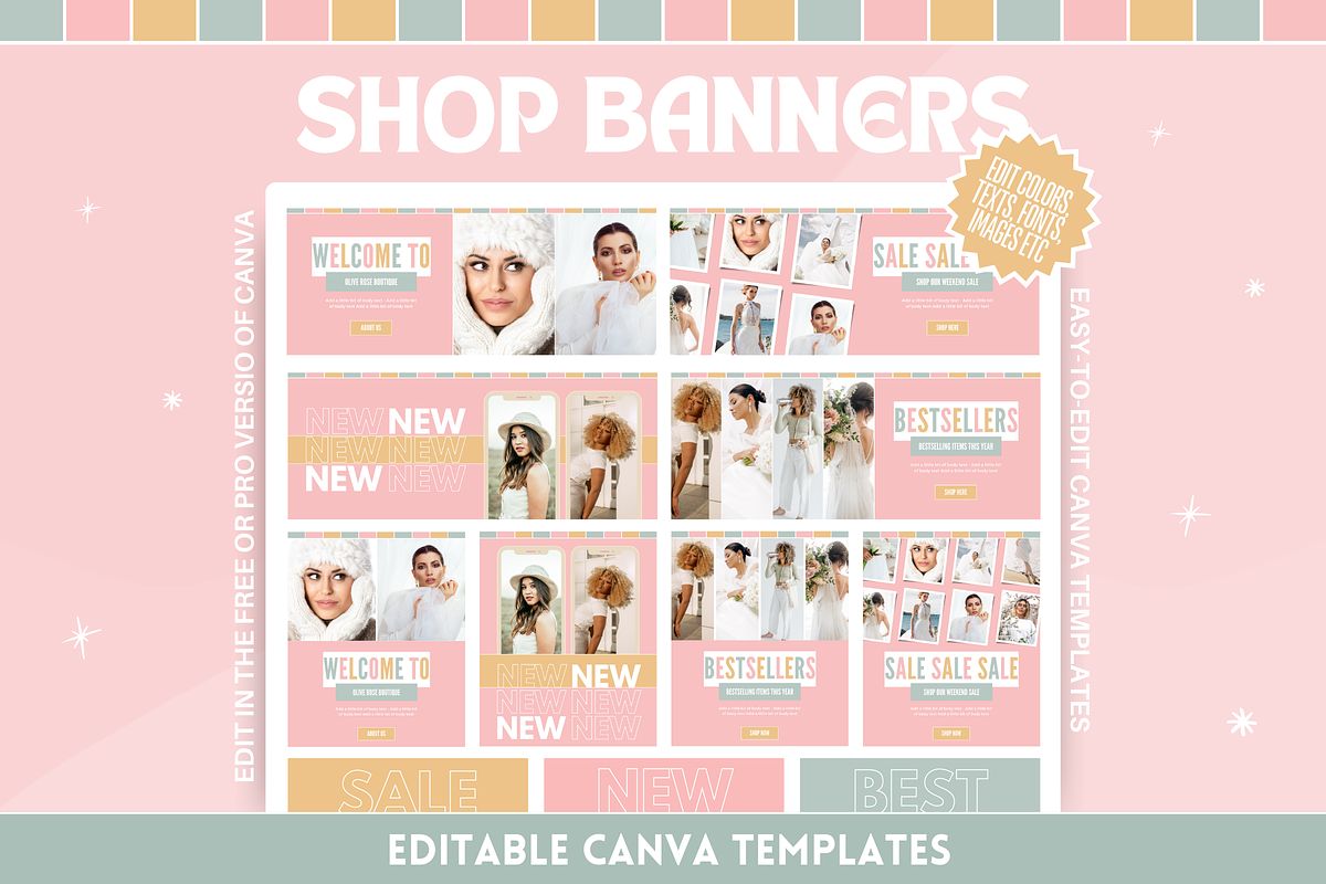 Shop Banner Templates for Business, a Shopify Template by SunshineStudioBoutique (Photo 1 of 9)