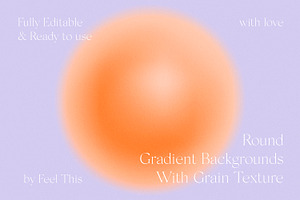 Round Circle Gradient Textures PS