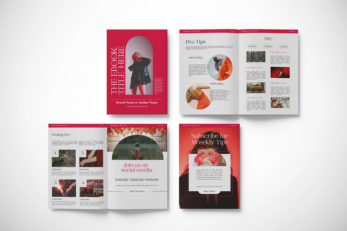 S A L T | Guidebook Canva Template preview 4